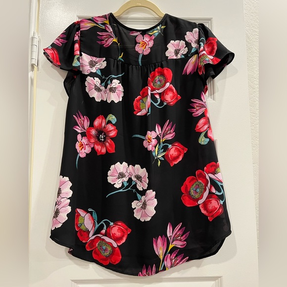 Ann Taylor Factory Flower Blouse - Picture 5 of 5